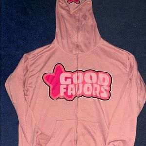 Pink good favors hoodie